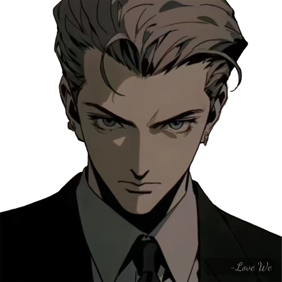 He